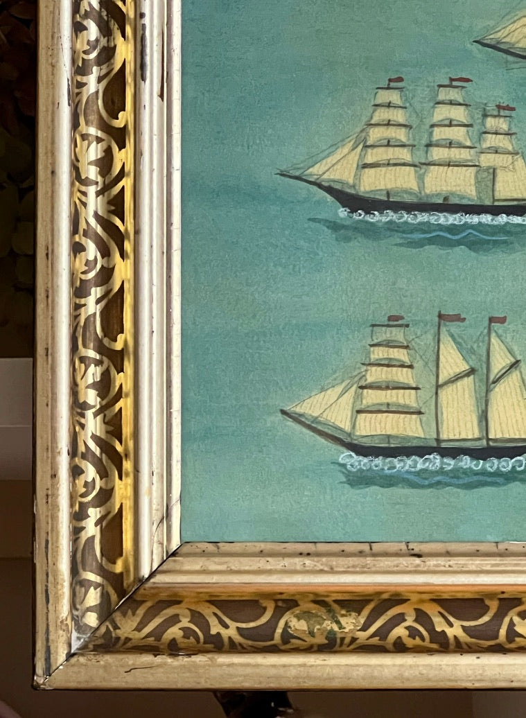 'Seven Ships’ -Original Watercolor Painting