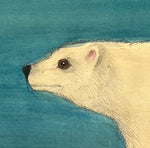 'Polar Bear on an Ice Floe’ -Original Watercolor Painting