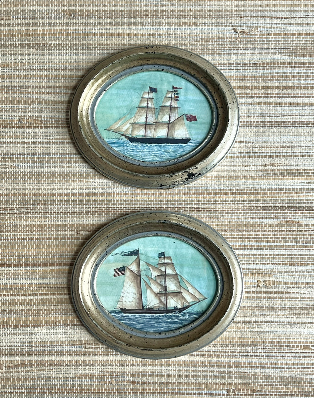 The Ship 'Eileen' and the Ship 'Elizabeth' -miniatures