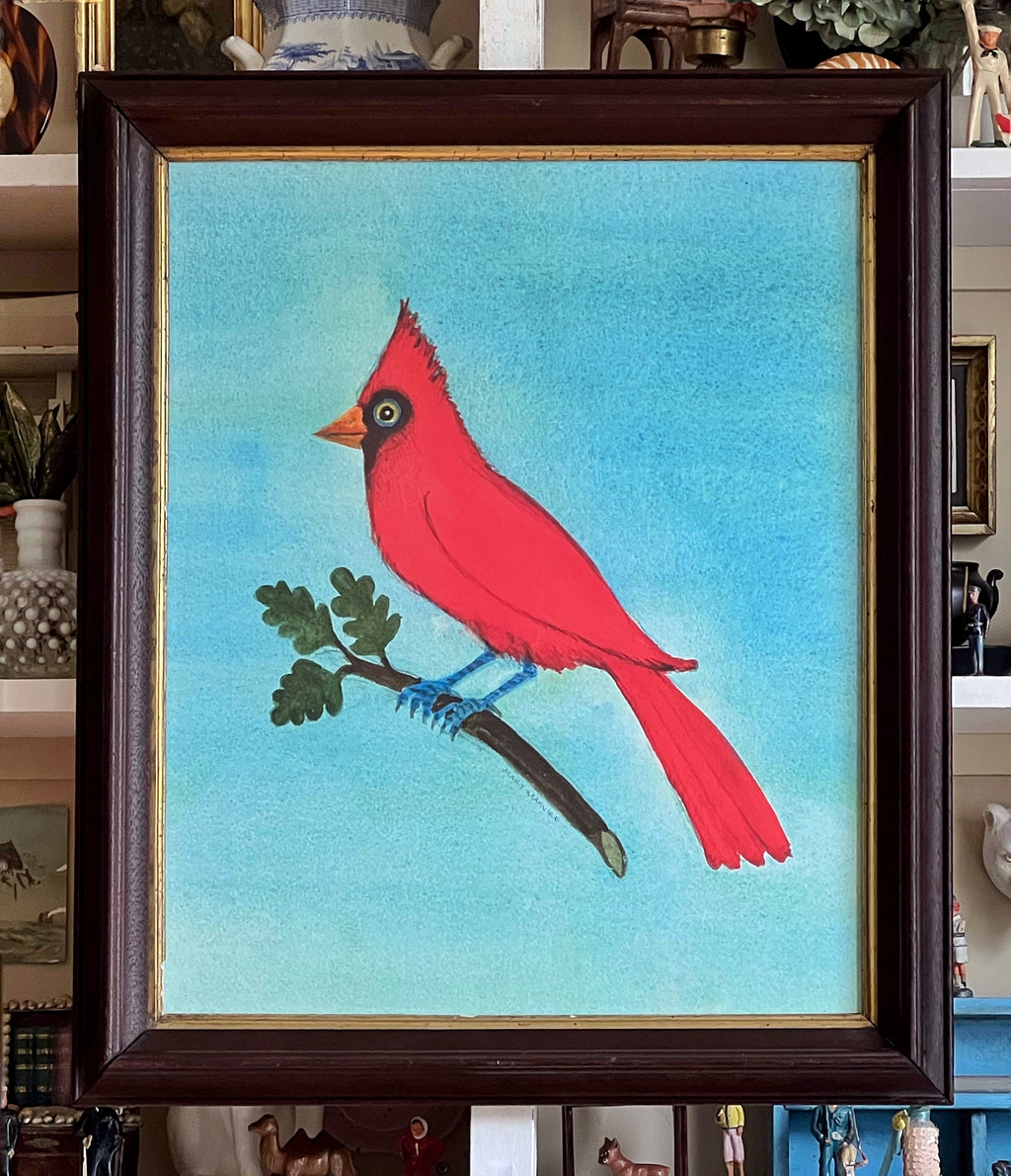 'Perching Cardinal'