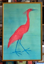 'Red Egrets' large scale -per piece