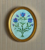 'Floribunda Rose, in Crimson and Blue' -per piece
