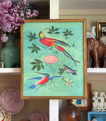 'Hummingbirds and Passionflower'