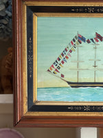 Clipper Ship with 'All Flags Flying'