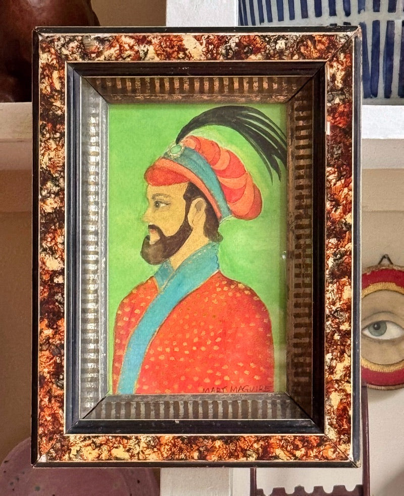 'Indian Gentleman' in Orange