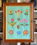 'Embroidery Flowers' -per piece