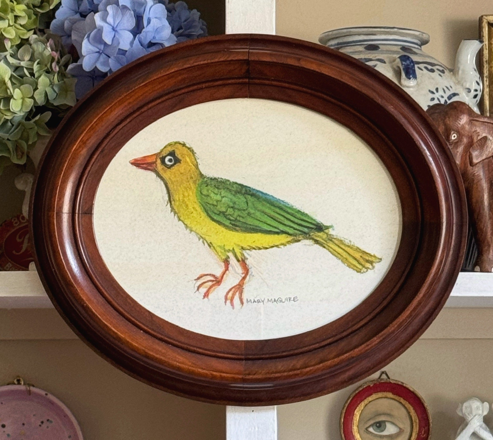 'Yellow and Green Songbird'