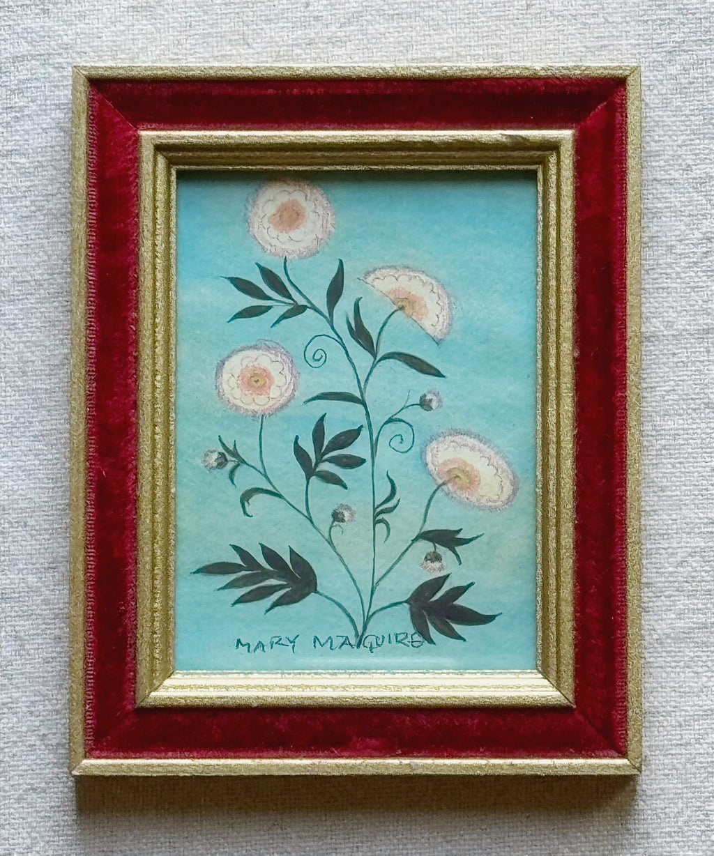 'Indian Flowers' -miniature