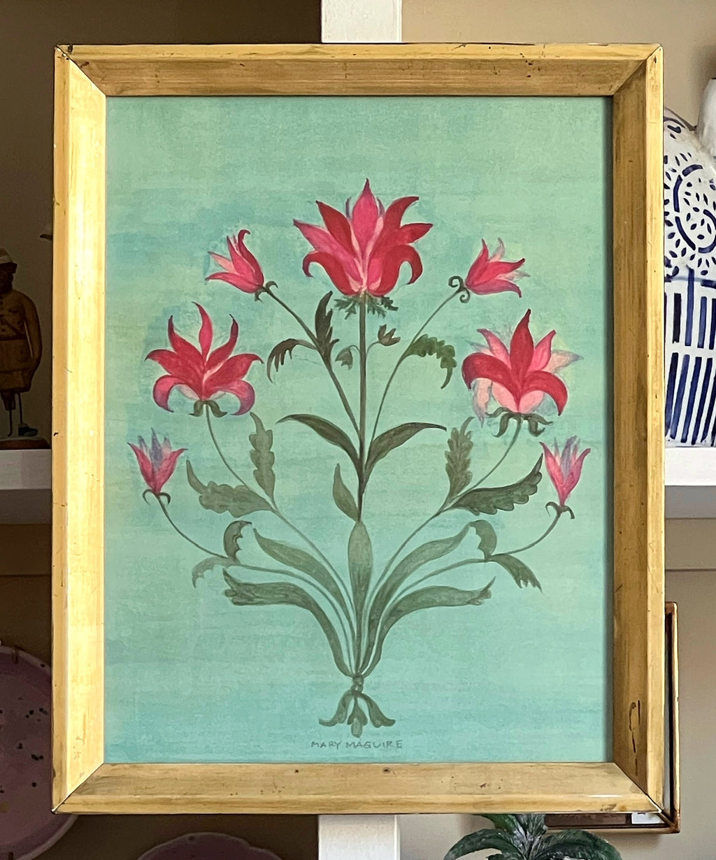 'Floribunda in Pink' -Original Watercolor Painting