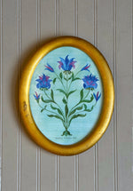 'Floribunda Rose, in Crimson and Blue' -per piece