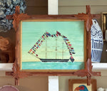 Clipper Ship with 'All Flags Flying’