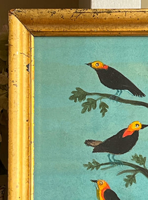 'Parisian Birds' -Original Watercolor Painting