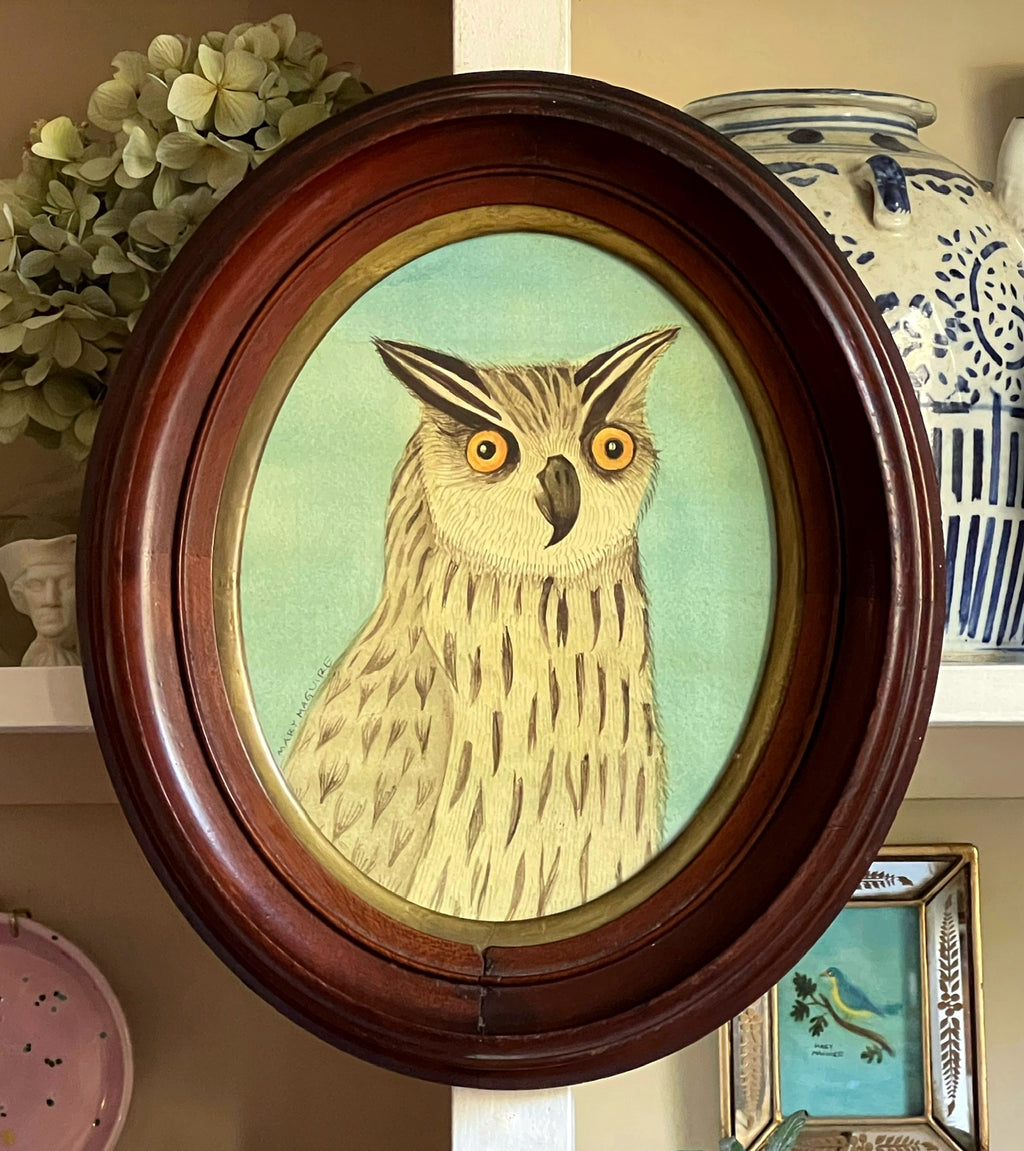 'Portrait of a Horned Owl'