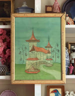 'Aviary Garden Folly'- Original Watercolor Painting