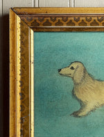 ‘Longhaired Dachshund- Blonde’ -Original Watercolor Painting