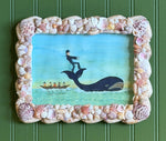 'Nantucket and Sag Harbor Sleighride' -in Seashell Frames (per piece)