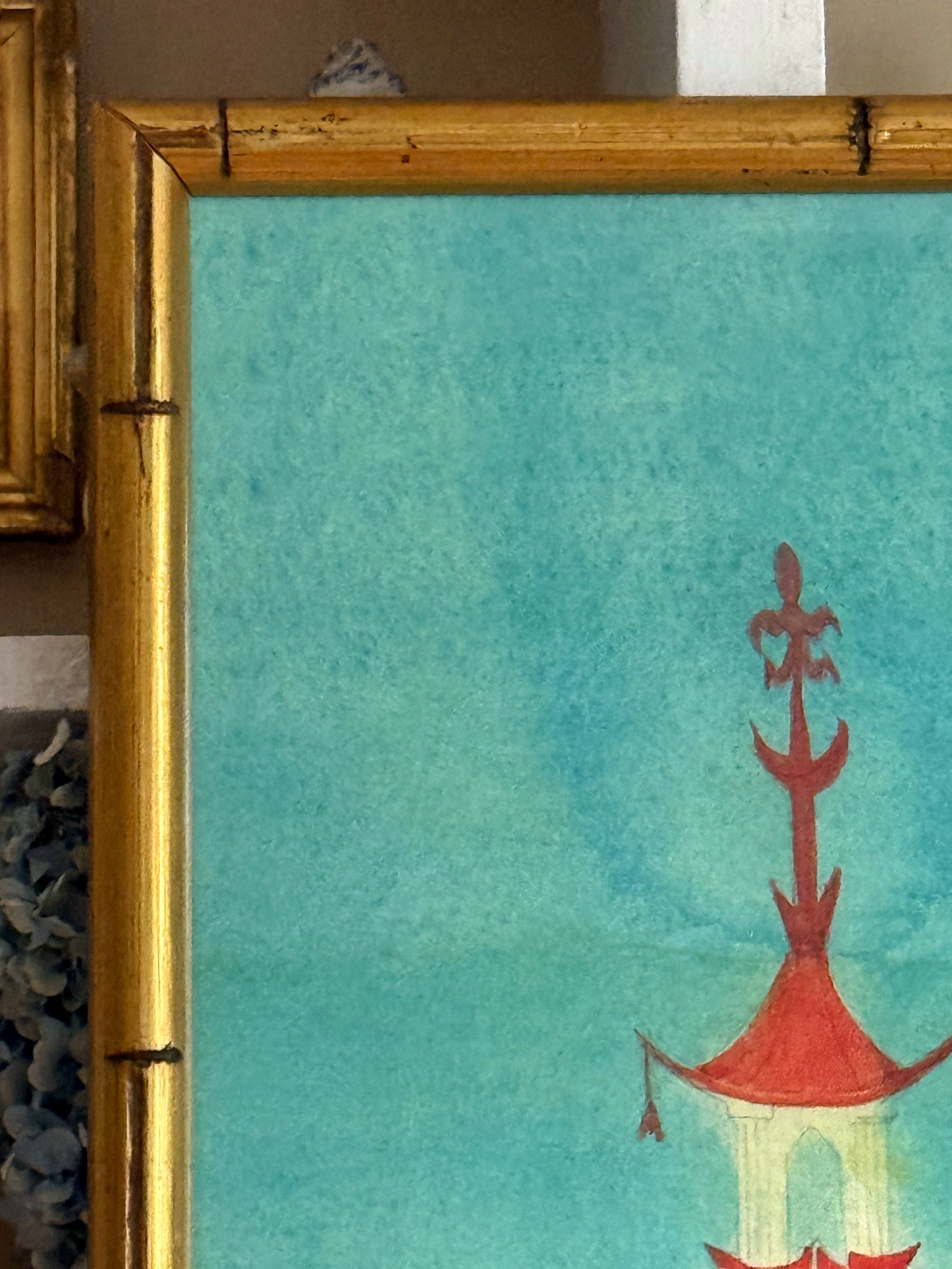 'Chinese Pagoda Six Tier Garden Folly'