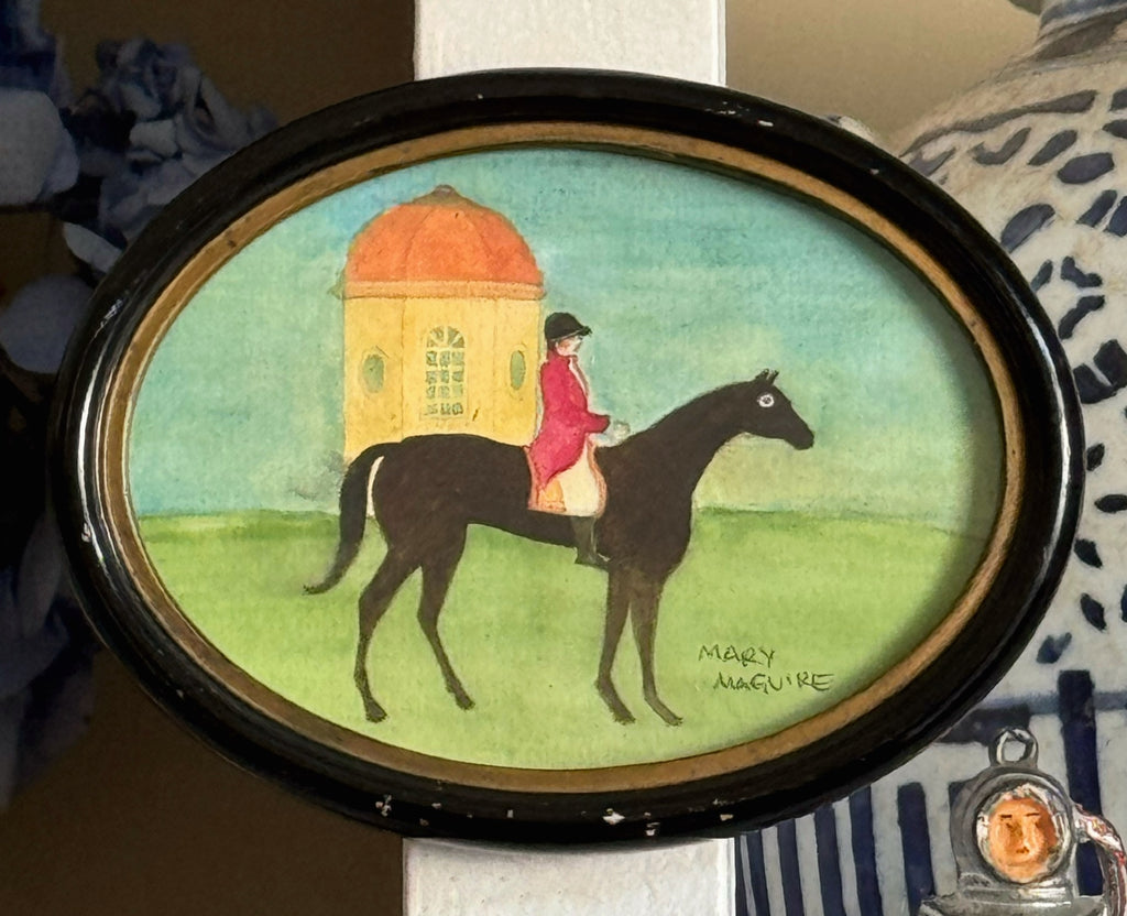 'Horse and Rider' -miniature