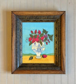 ‘Strawberries in a Willowware Vase'