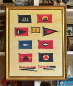 'European Maritime Flags (Lighthouse and Fishes)'