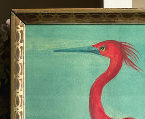 'Red Egret' (Looking Left)