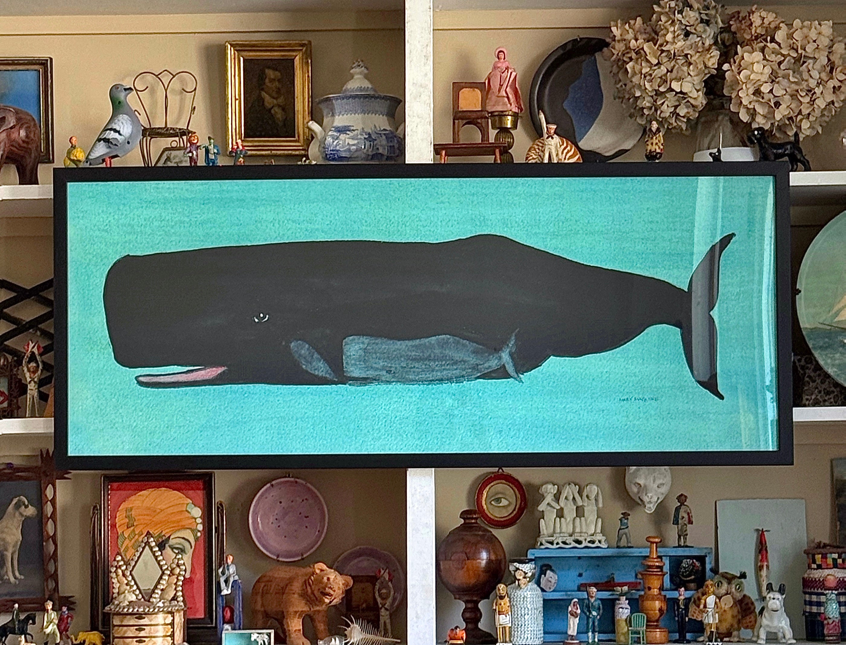 'Mother Whale and Her Calf'