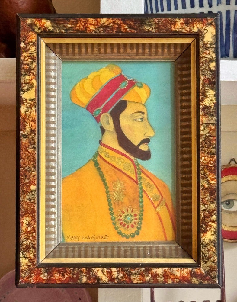 'Indian Gentleman' in Saffron