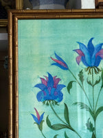 'Floribunda Rose, in Crimson and Blue' -per piece