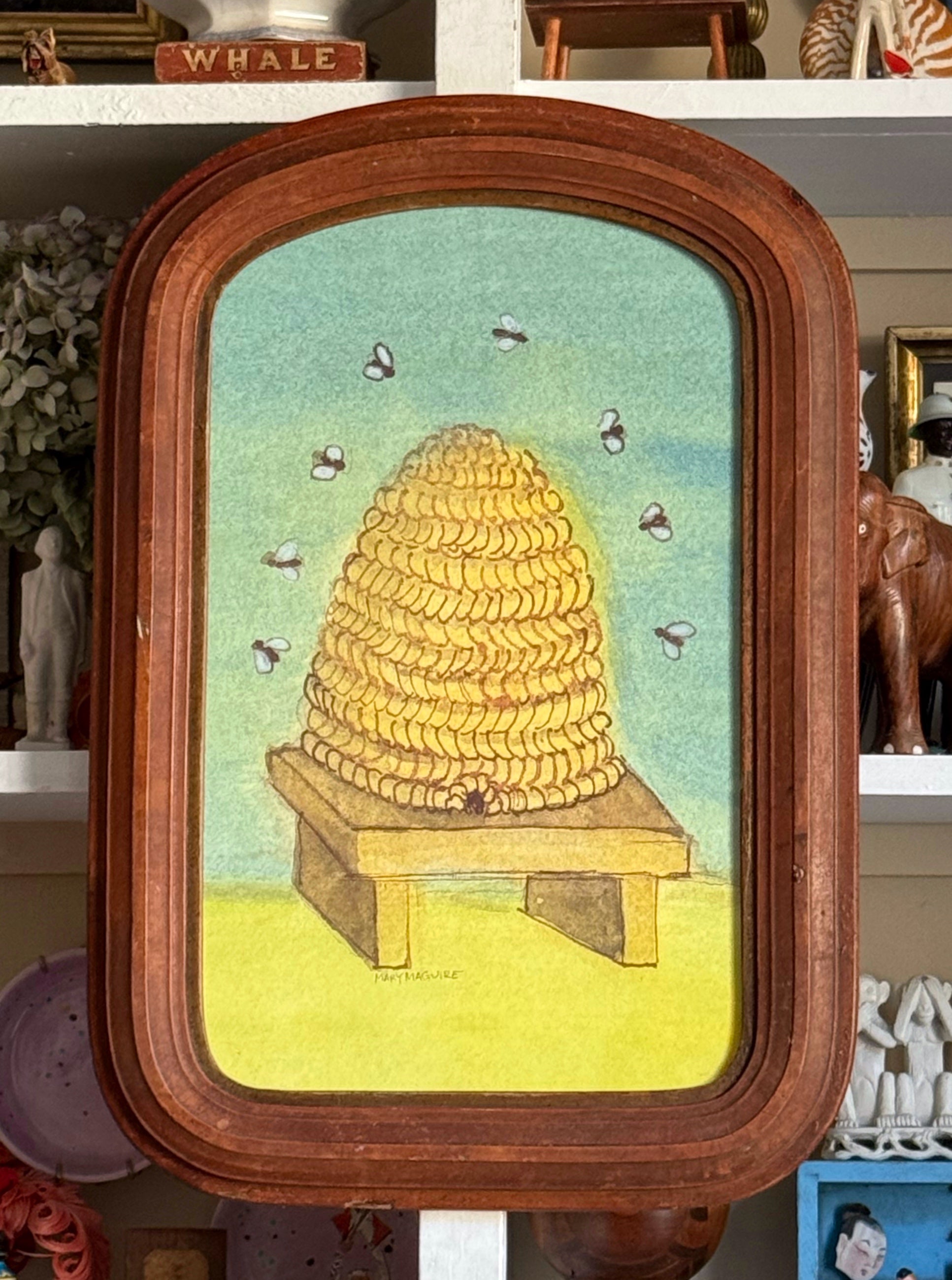 'Straw Beehive Skep'