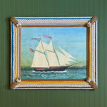 The Ship 'Newport' -in braided Maritime Rope frame