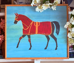 'Red Blanketed Horses' -per piece