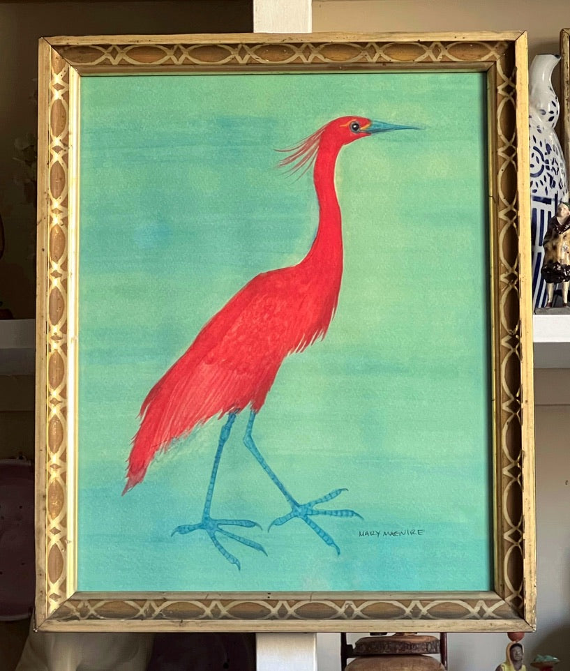 'Red Egret' (Looking Right)