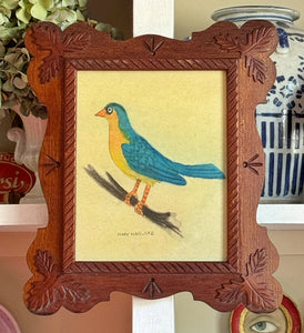 'Yellow and Teal Songbird'