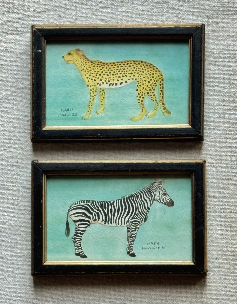 'Cheetah' and 'Zebra' -miniatures