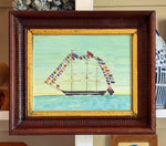Clipper Ship with 'All Flags Flying’