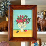 ‘Strawberries in a Willowware Vase'