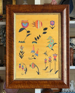 'Embroidery Flowers' -per piece