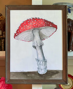 'Red Capped Spotted Mushroom'