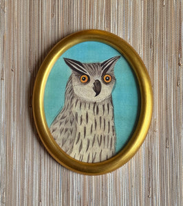 'Portrait of a Horned Owl'