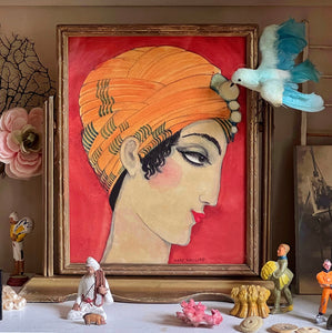 '1920's Girl in a Turban'