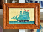 ‘The Ship Rainbow- with Blue Sails' -miniature