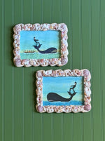 'Nantucket and Sag Harbor Sleighride' -in Seashell Frames (per piece)