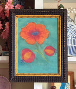 ‘Tangerine Poppy' -Original Watercolor Painting