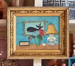 'Still Life with Nantucket Sleighride' -Original Watercolor Painting