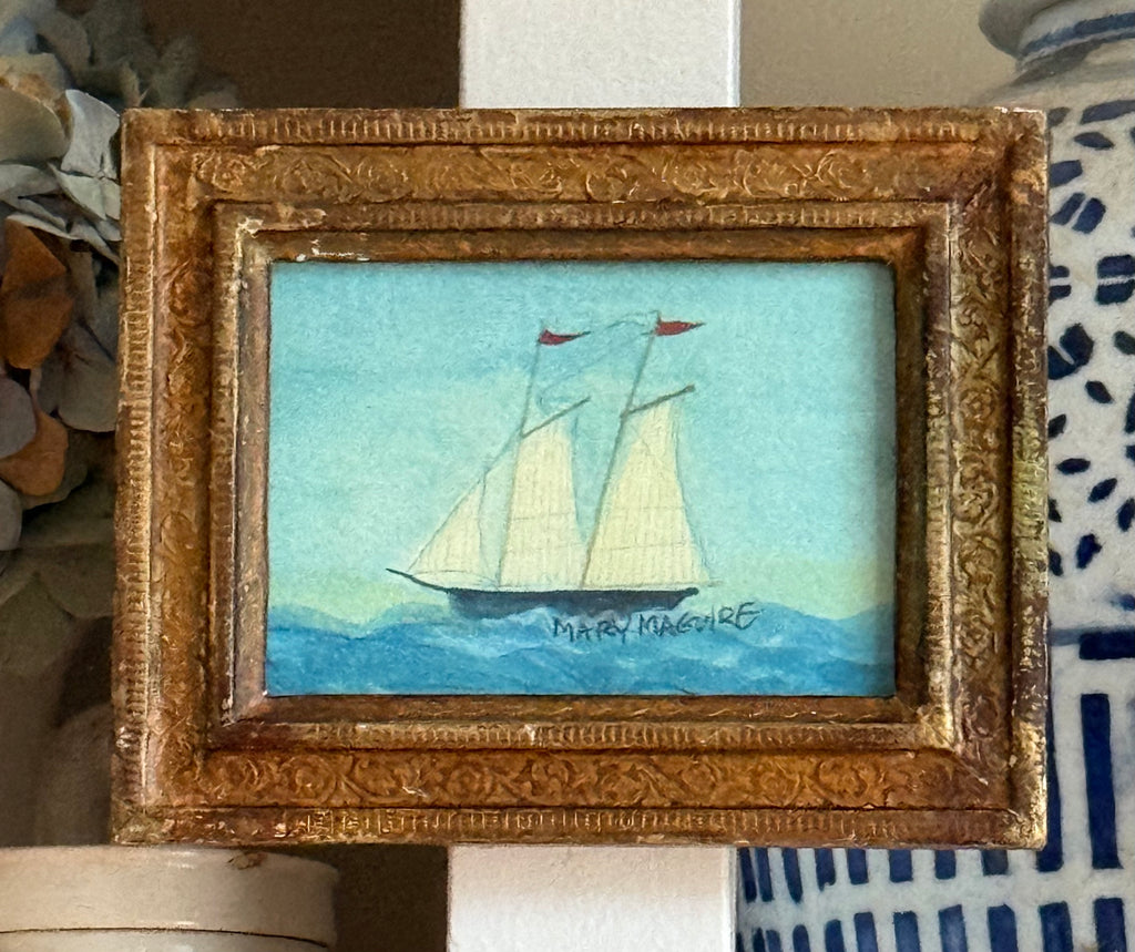 'Ship at Sea' -miniature