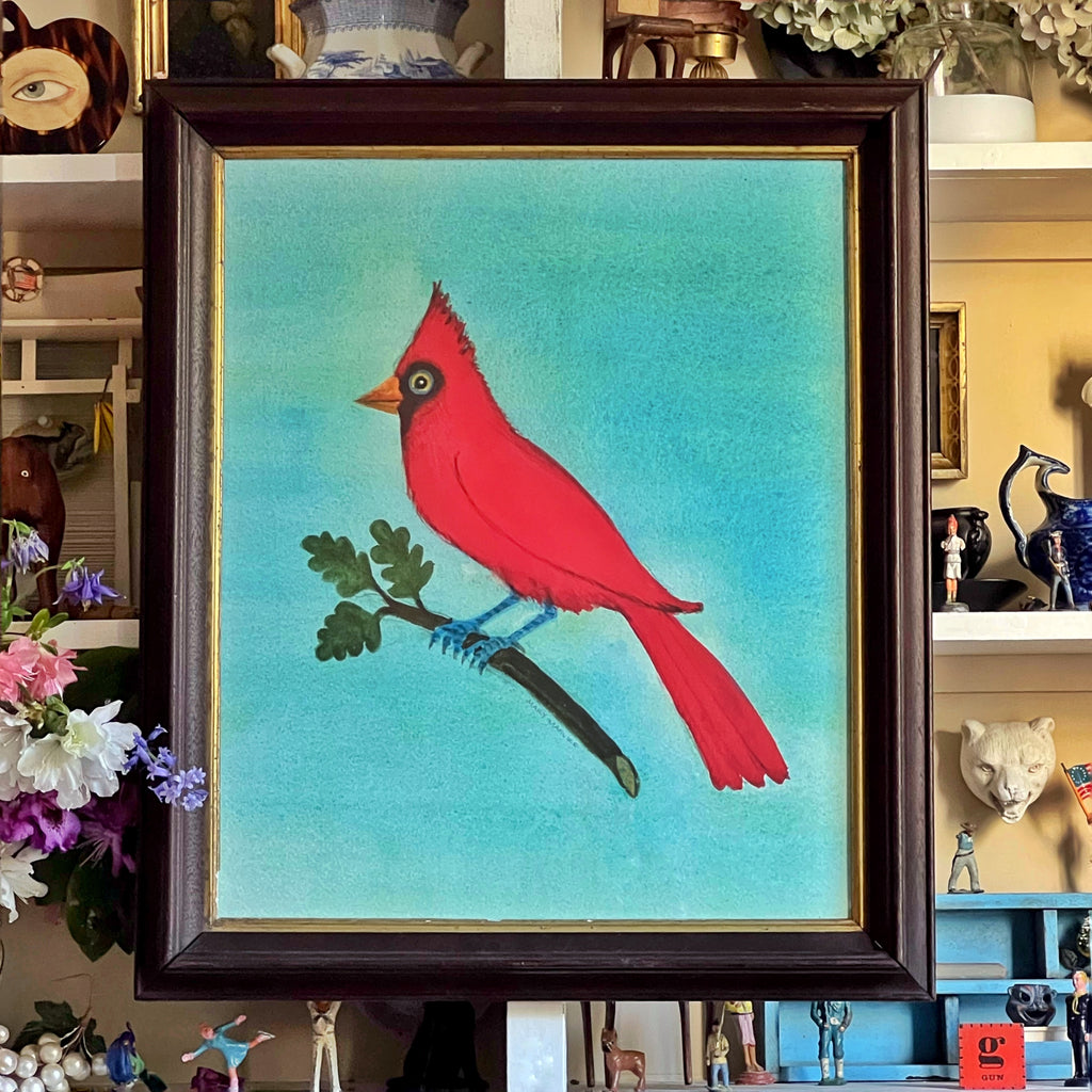 'Perching Cardinal'