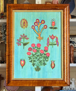 'Embroidery Flowers' -per piece