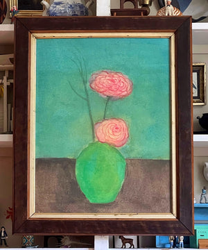 'Camellias in a Vase'