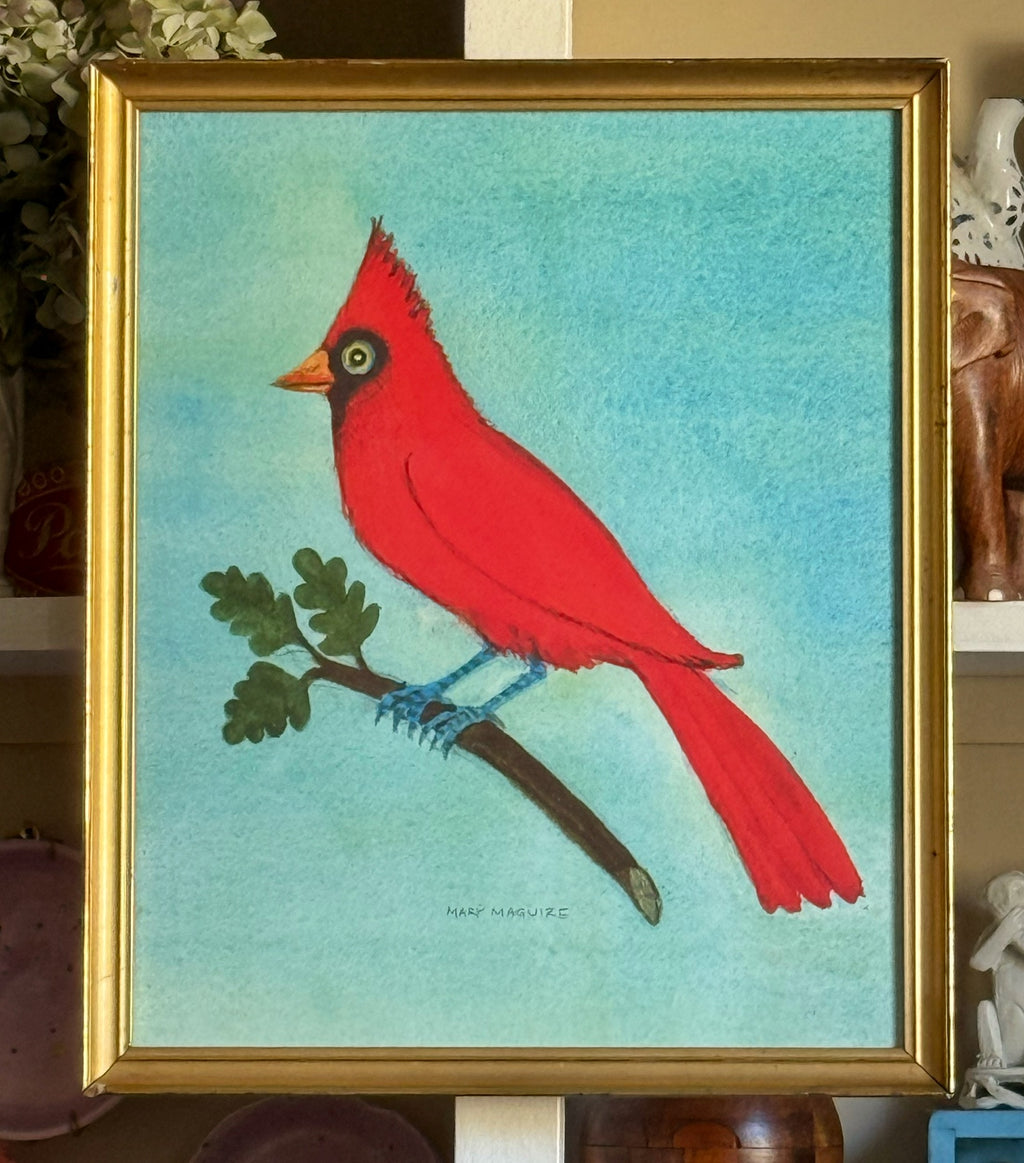 'Perching Cardinal'