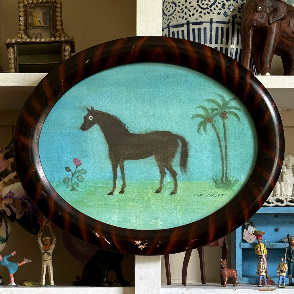 'Horse with Palm'